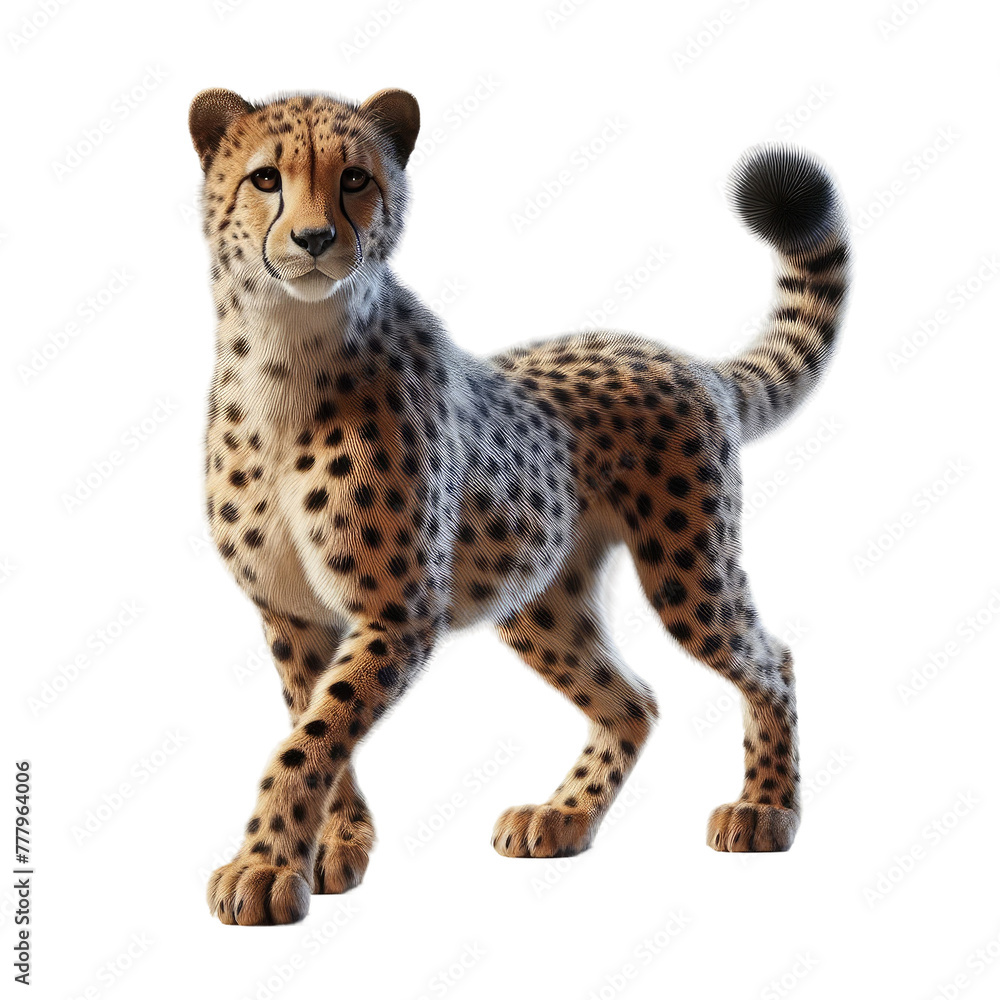 Isolated Animal on a Clear PNG Canvas, Generative AI Isolated Animal on a Clear PNG Canvas, Generative AI