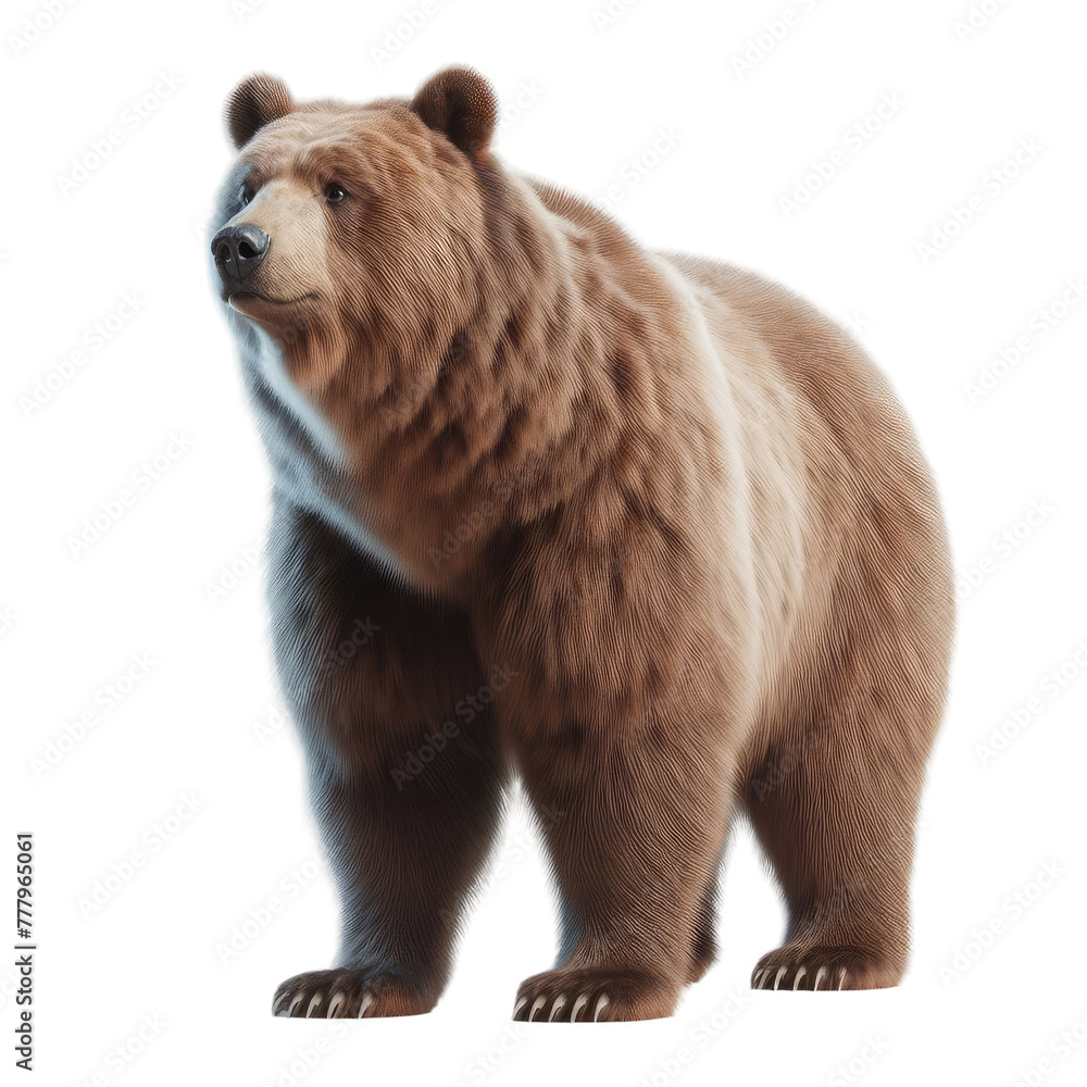 Fototapeta premium Isolated Animal on a Clear PNG Canvas, Generative AI