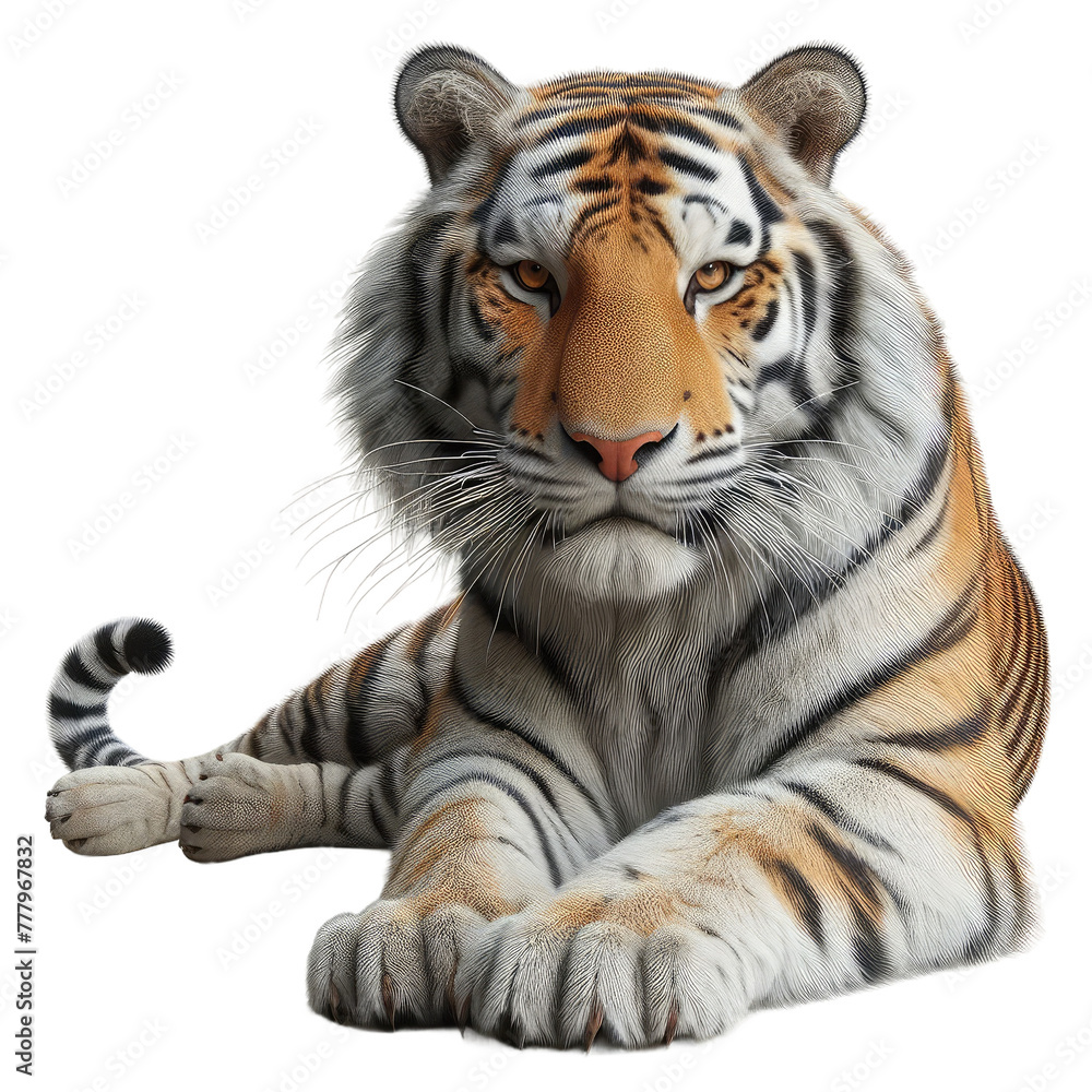 Obraz premium Isolated Animal on a Clear PNG Canvas, Generative AI