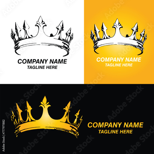 Crown ilustration logo