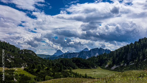 trekking day in the mountains of Friuli Venezia-Giulia