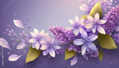 Amethyst Blooms: 3D Lilac Flower Garden © Shah