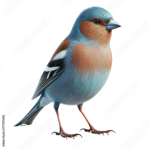 Isolated Bird on a Clear PNG Canvas, Generative AI