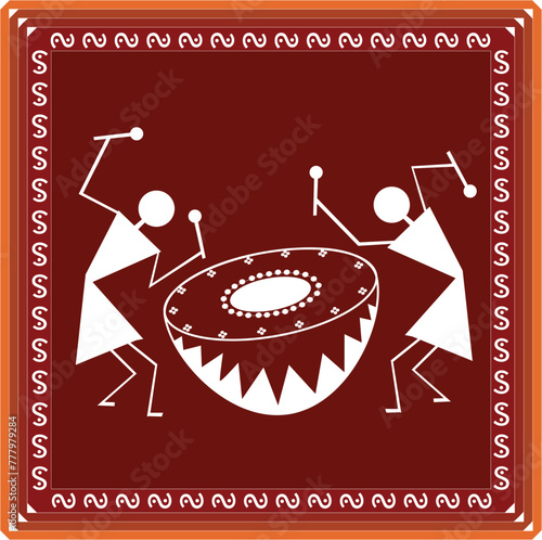 Indian Tribal Art  Warli Painting