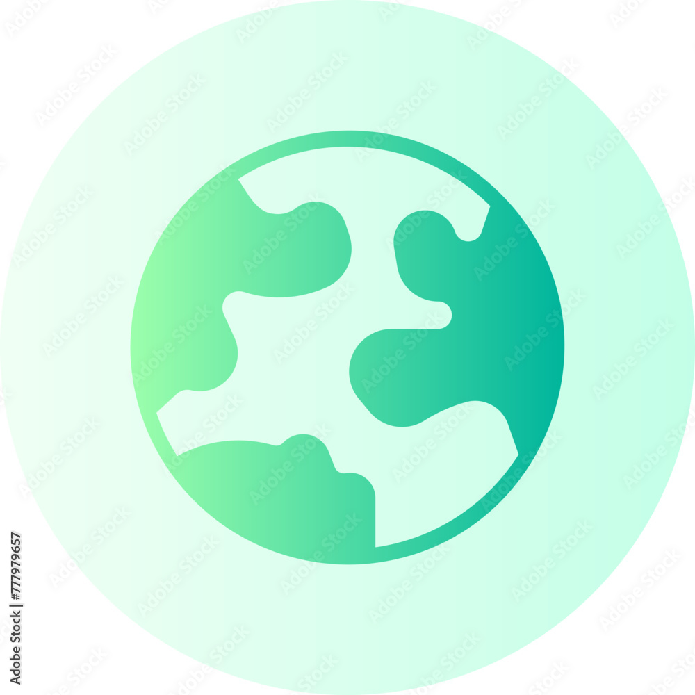 earth gradient icon earth gradient icon