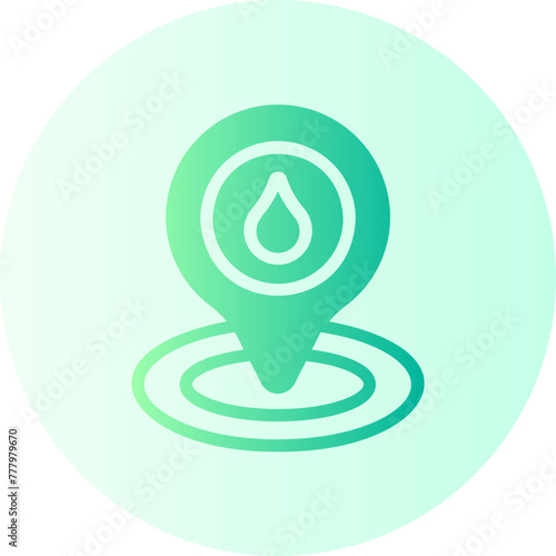 location gradient icon