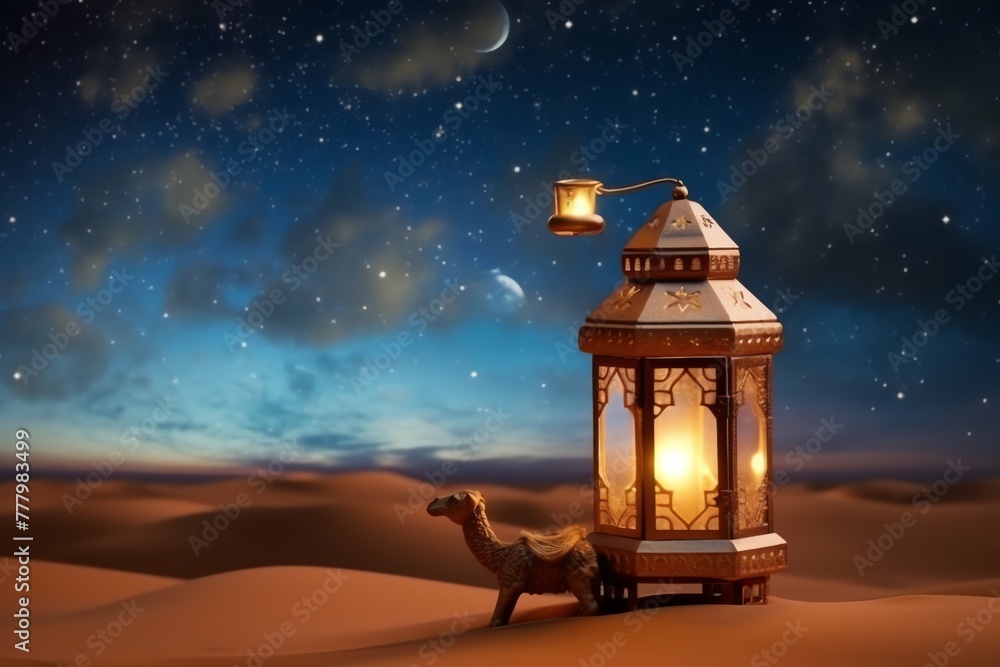 Eid mubarak and ramadan kareem greetings with islamic lantern and mosque. Eid al fitr background Eid mubarak and ramadan kareem greetings with islamic lantern and mosque. Eid al fitr background