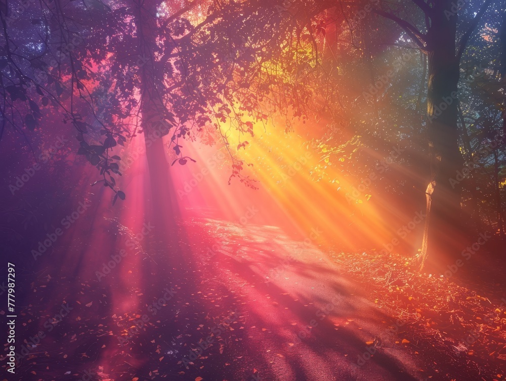 Magic Rainbow Laser illuminates Dark Fairy World