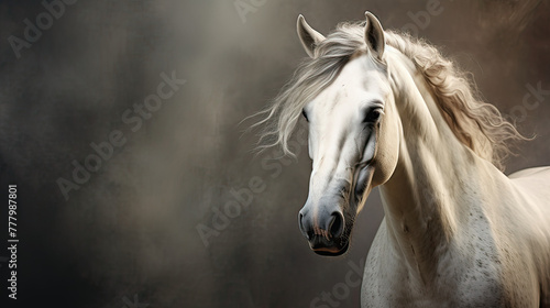 Wallpaper Mural The elegance of horses against a elegant background, emphasizing their strength and poise Ai Generative Torontodigital.ca