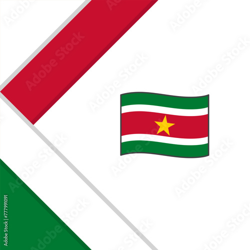 Free Download Suriname Flag Abstract Background Design Template. Suriname Independence Day Banner Social Media Post. Suriname Illustration - GFXLoad