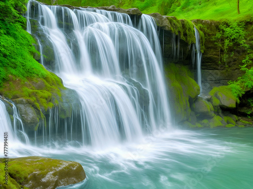 waterfall in the forest