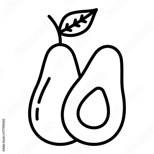 Avocado Icon
