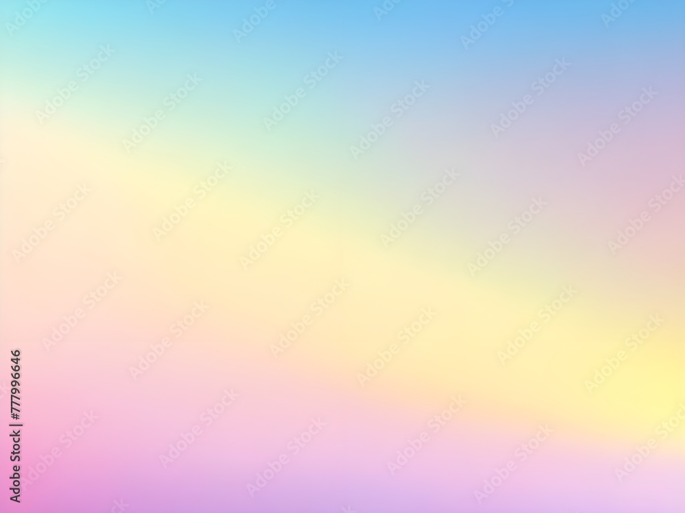 Gradient Background with Pastel Rainbow Tones