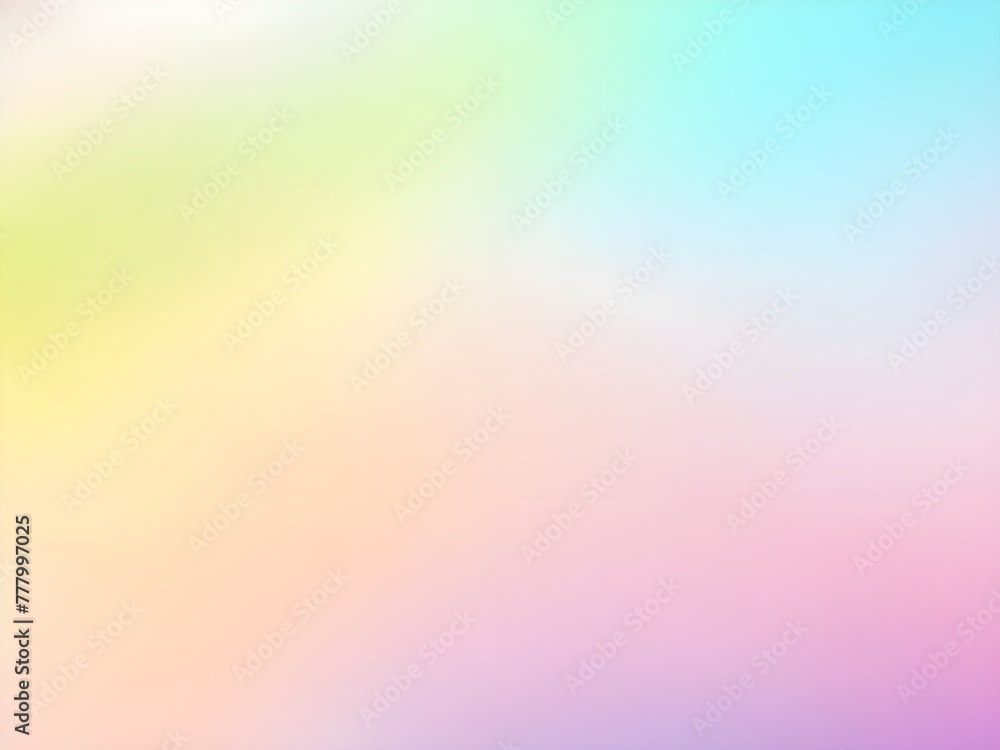 Gradient Background with Pastel Rainbow Tones