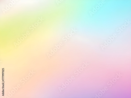 Gradient Background with Pastel Rainbow Tones