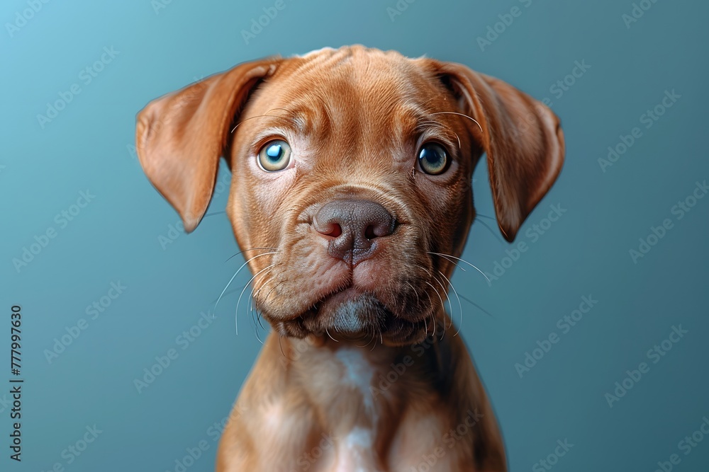 Close Up of Dog With Blue Eyes Close Up of Dog With Blue Eyes