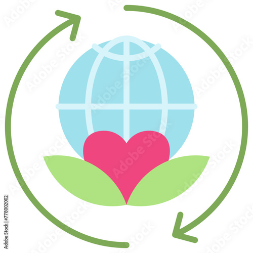 Renewal flat icon