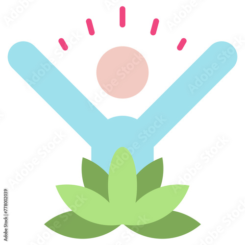 Vibrant Living flat icon