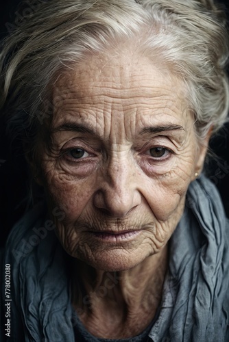 Wrinkles are the imprints of time that tell a person's story © Viktoryia
