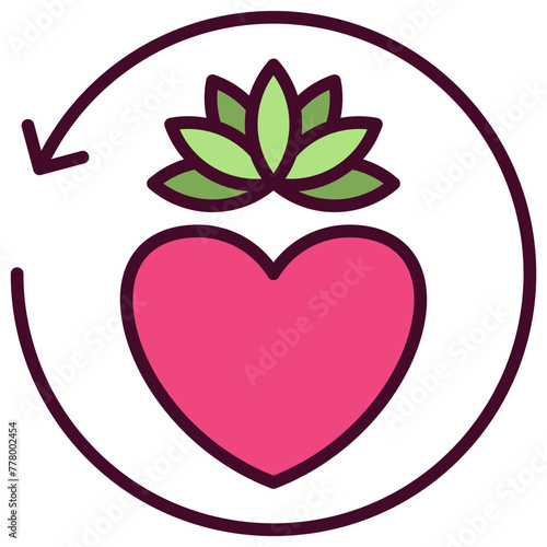 Revitalize outline color icon