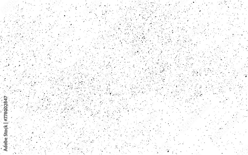 Black grainy texture isolated on white background. Grunge design elements. Vector illustration