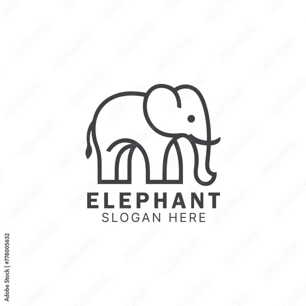 Professional and modern Elephant Vector Logo Design template. Sleek, versatile, and impactful Professional and modern Elephant Vector Logo Design template. Sleek, versatile, and impactful