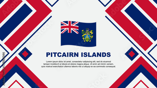 Wallpaper Mural Pitcairn Islands Flag Abstract Background Design Template. Pitcairn Islands Independence Day Banner Wallpaper Vector Illustration. Pitcairn Islands Flag Torontodigital.ca