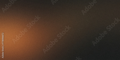 black orange light spot , a normal simple grainy noise grungy empty space or spray texture , a rough abstract retro vibe shine bright light and glow background template color gradient