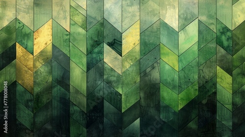 Green and Yellow Vertical Striped Background