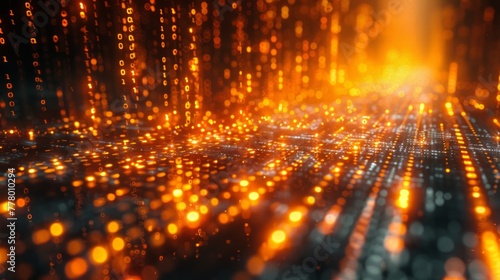 Blurry Yellow and Blue Lights