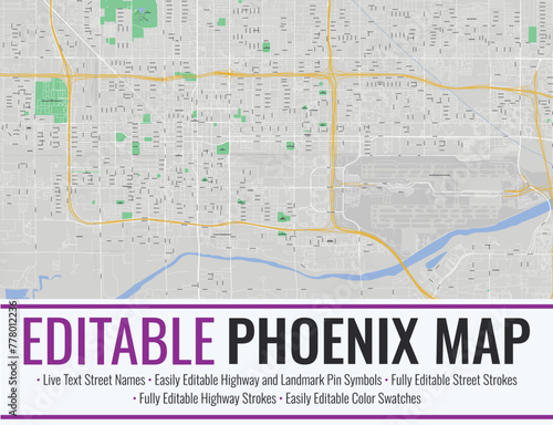 Editable Phoenix Map