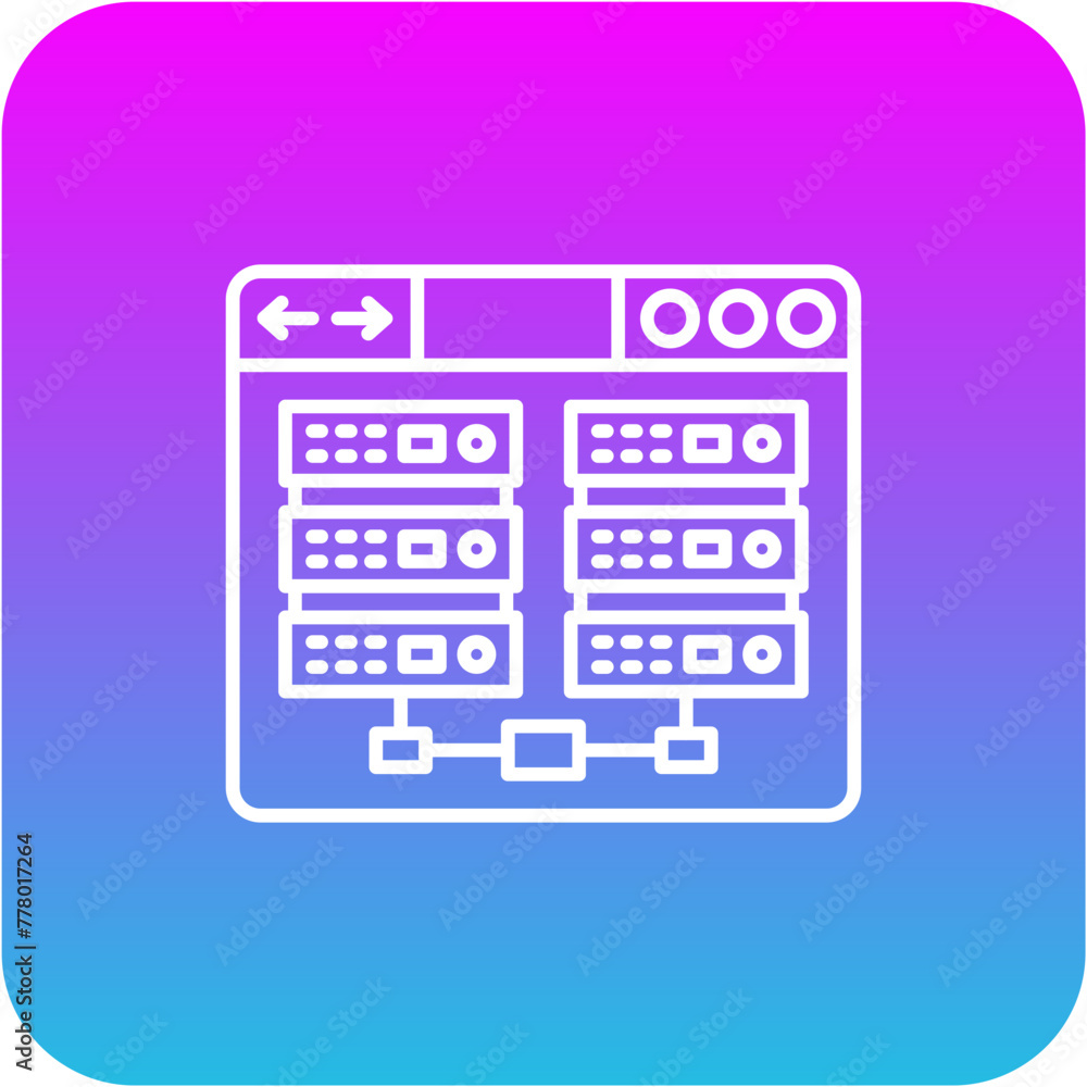 Web storage Icon Web storage Icon