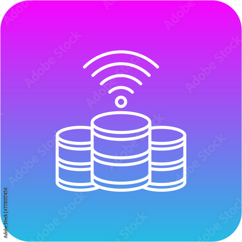 Wireless database Icon