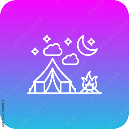 Night camp Icon