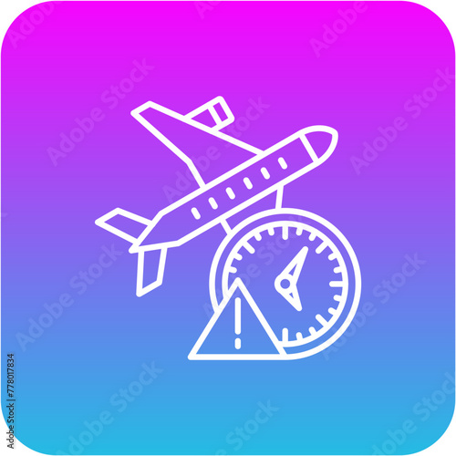 Flight delay Icon