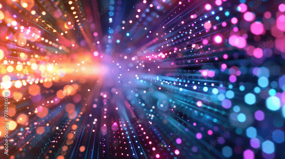 Naklejka premium Illustration abstract background color full