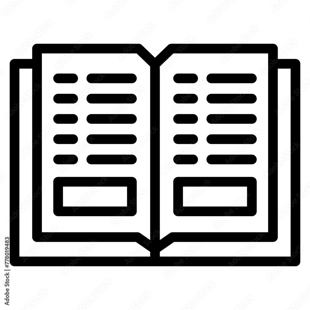 Book icon. Simple book symbol. Vector Book icon. Simple book symbol. Vector