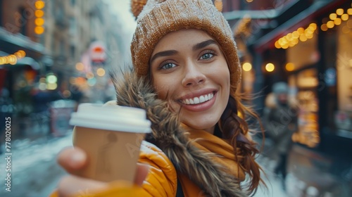 Woman Holding Coffee Cup