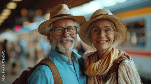Man and Woman Standing Together