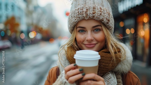 Woman Holding Coffee Cup