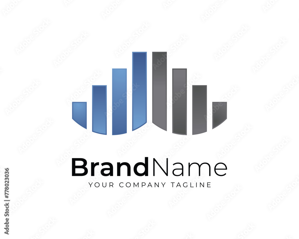 real estate business  logo template design 