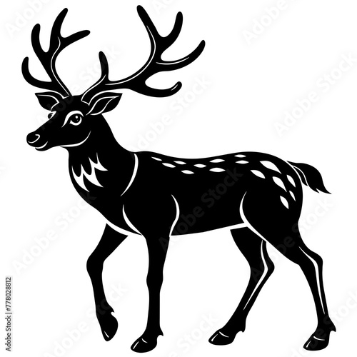 deer silhouette vector