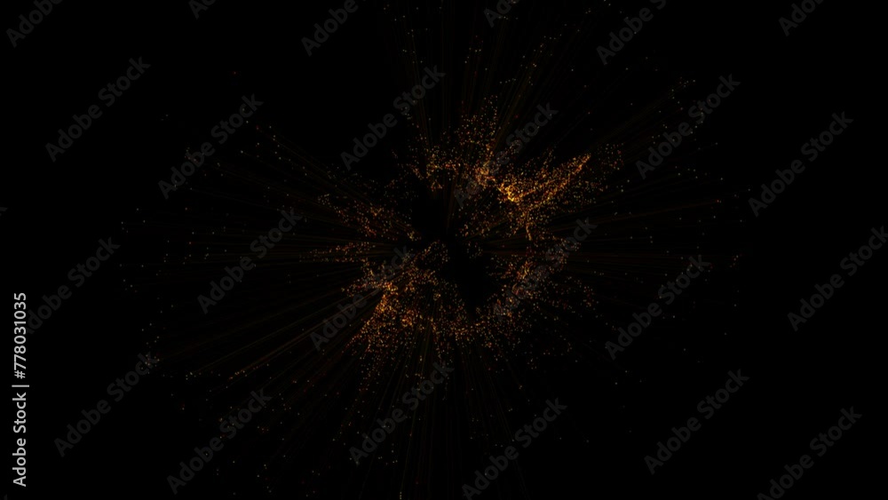 Huge system of energetic particles rotating on themselves Huge system of energetic particles rotating on themselves