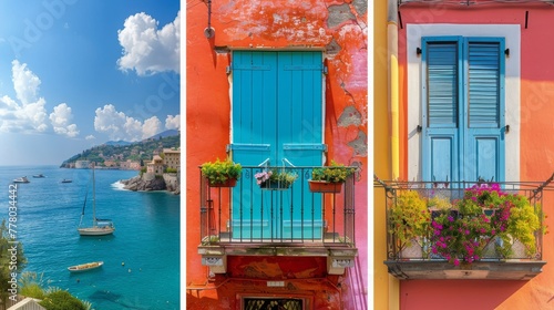 Two Adjacent Buildings in Urban Setting