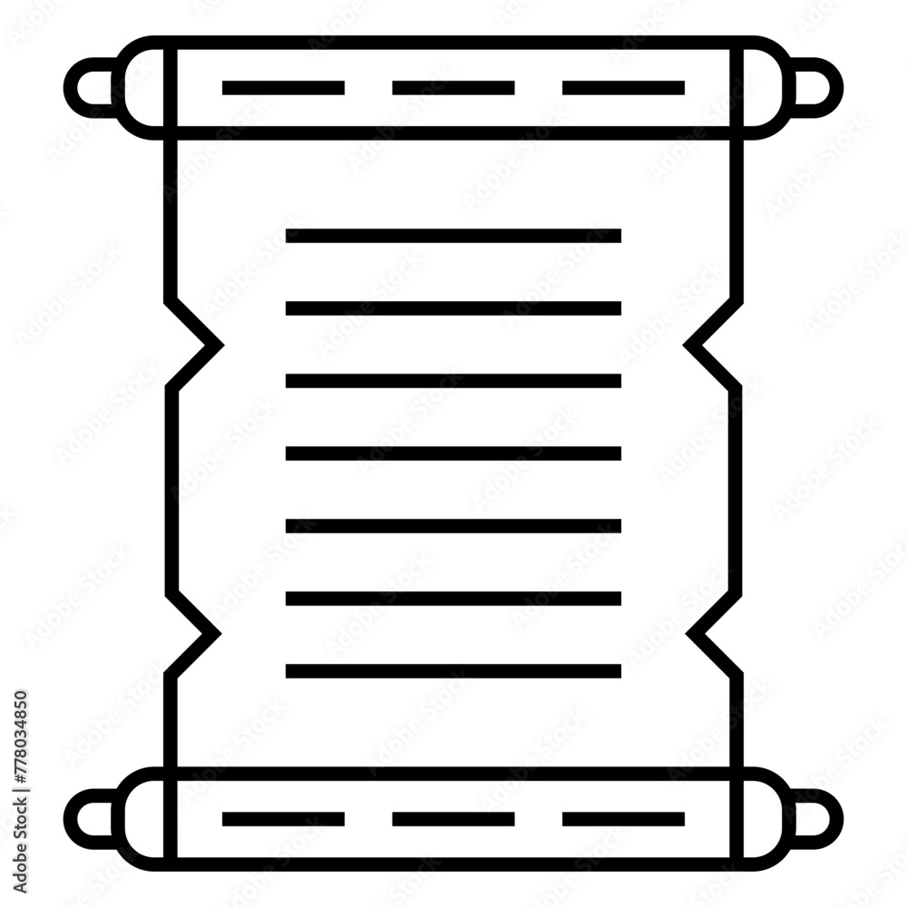 Document vector icon isolated on white background. Document vector icon isolated on white background.