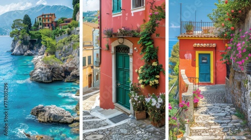 Three Houses on Water