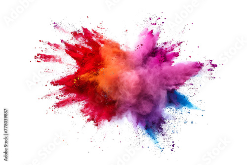 Vibrant color explosion background radiates energy and creativity, perfect for dynamic designs and artistic concepts.