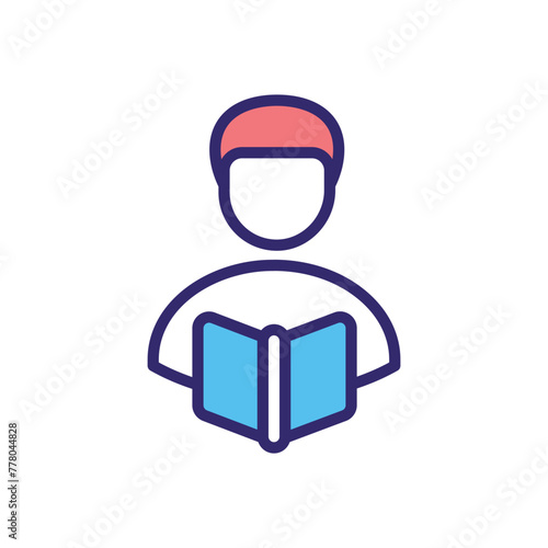 Self Study vector icon