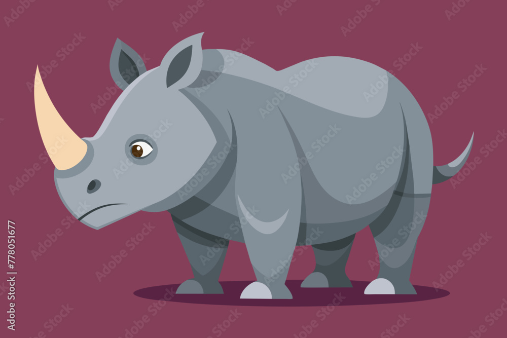 cartoon rhino cartoon