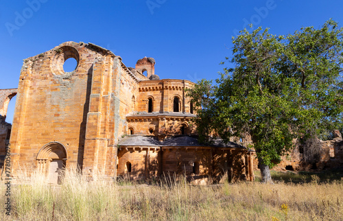 Ruins of the Santa Maria de Moreruela monastery from the 12th century. Zamora, Spain. photo